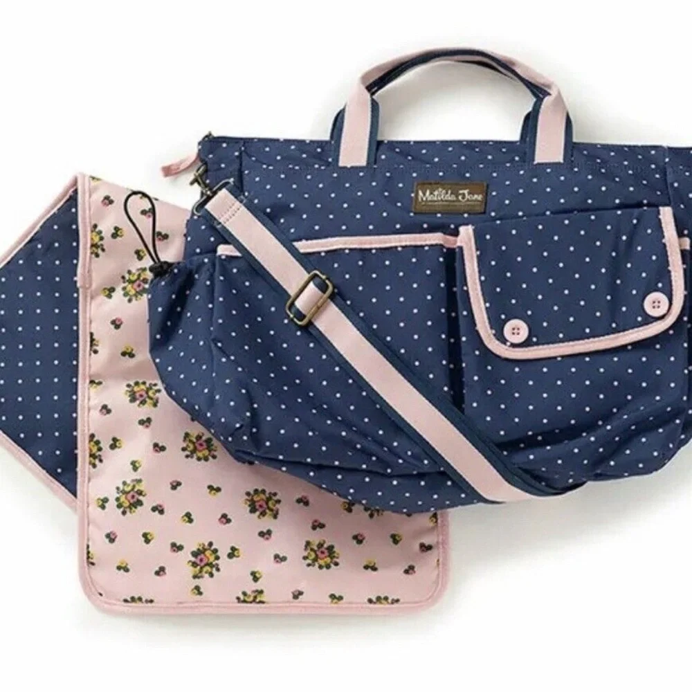 NWT Matilda Jane The Essentials Diaper Bag & Changing Pad